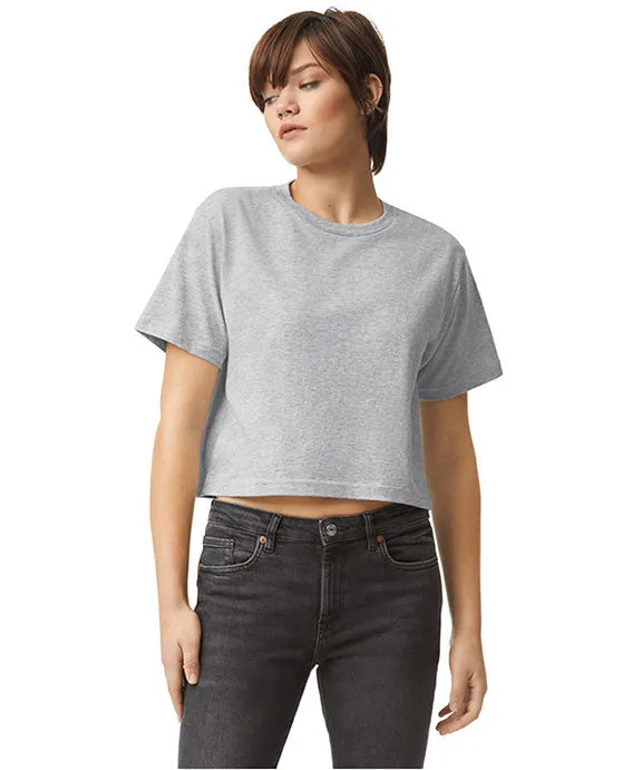 102AM - American Apparel Ladies Fine Jersey Boxy T-Shirt