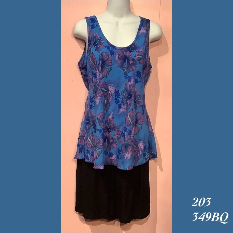 203 - 349BQ , Bias cut tank top