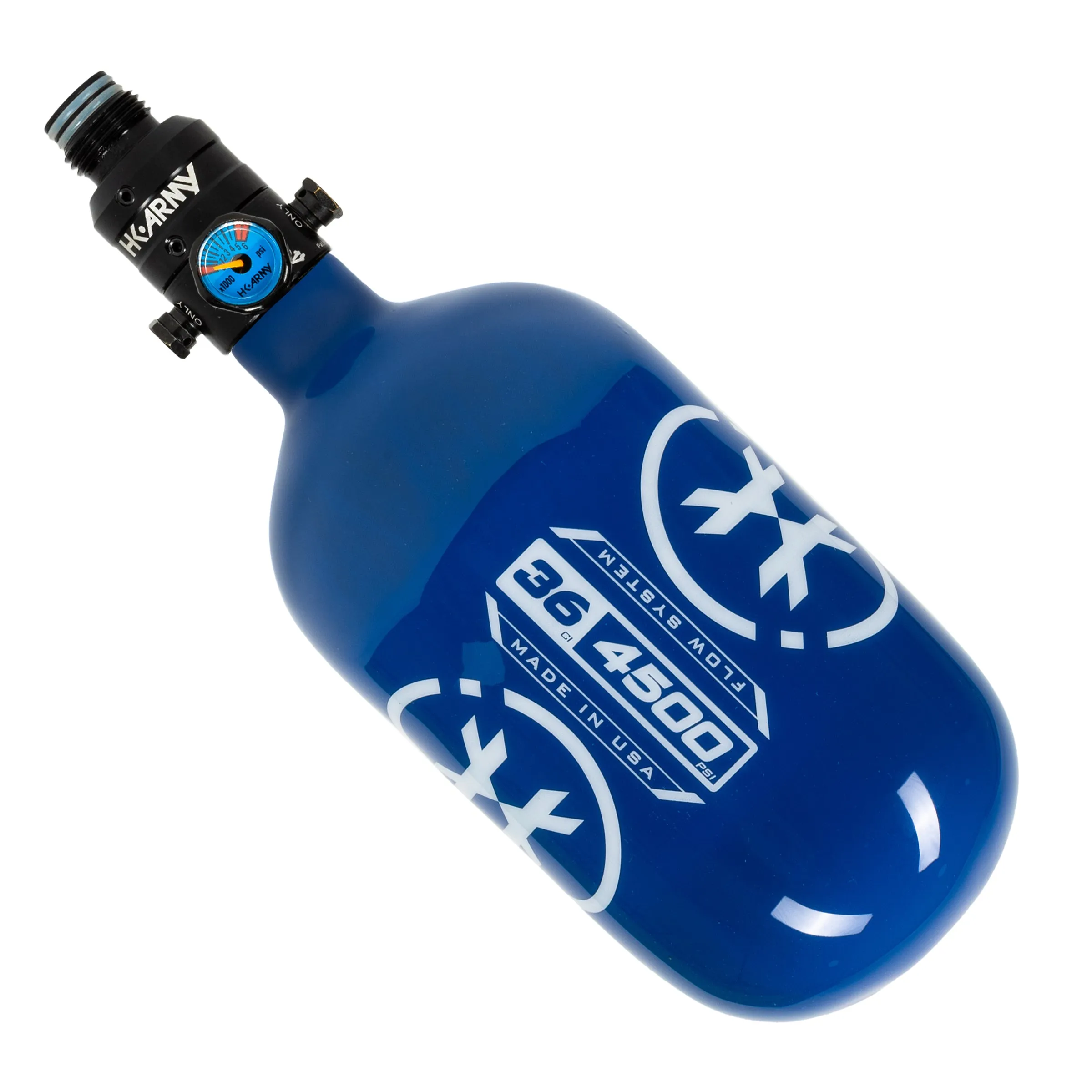 36ci / 4500psi Extra Lite Carbon Fiber Tank - PRO Reg - Icon Blue