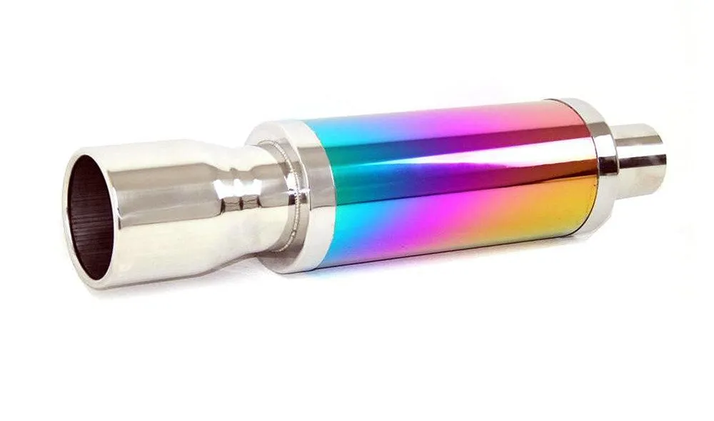 4 Inch Diameter Rainbow Effect Rear Silencer