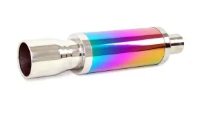 4 Inch Diameter Rainbow Effect Rear Silencer