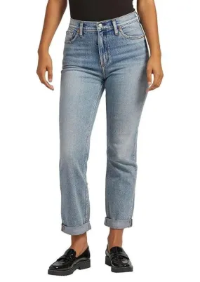 90's Boyfriend High Rise Straight Leg Jeans