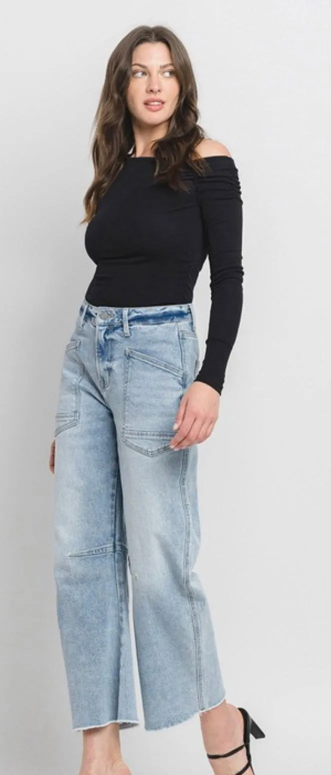 A Curvy Barrel Jean