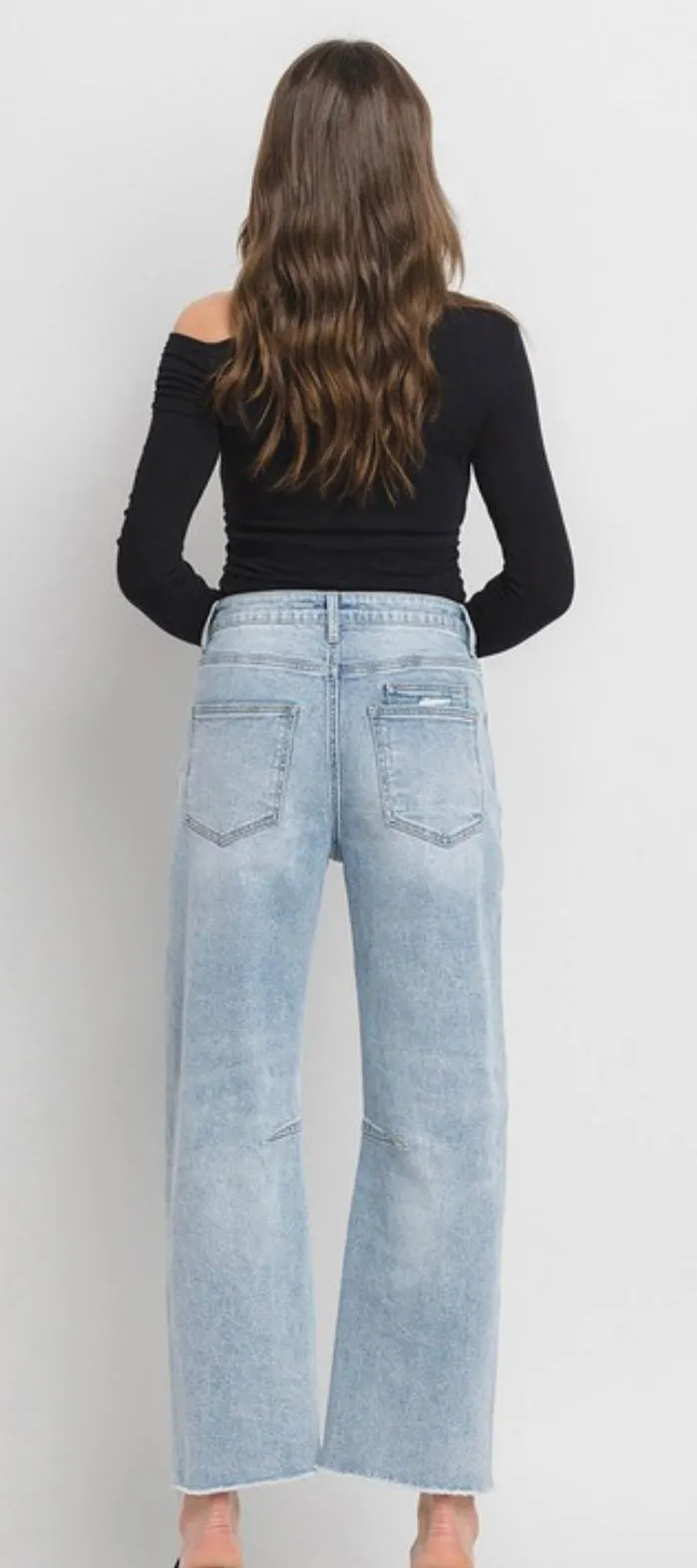 A Curvy Barrel Jean