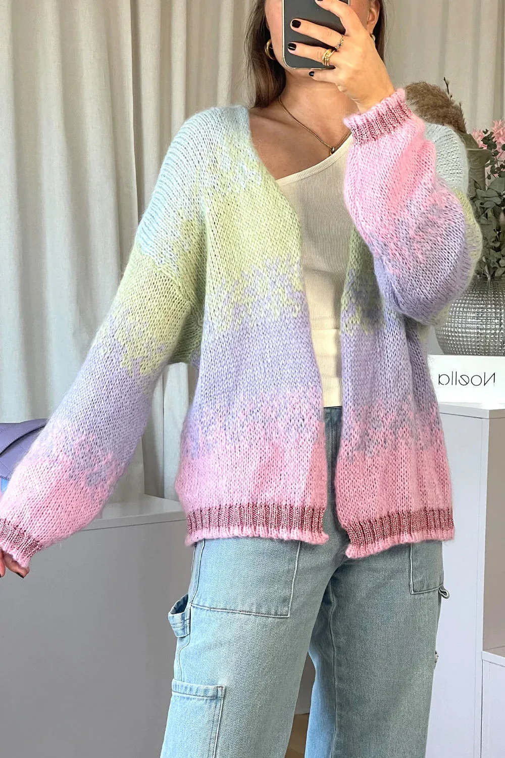 Alicia Knit Cardigan - Multi Mix