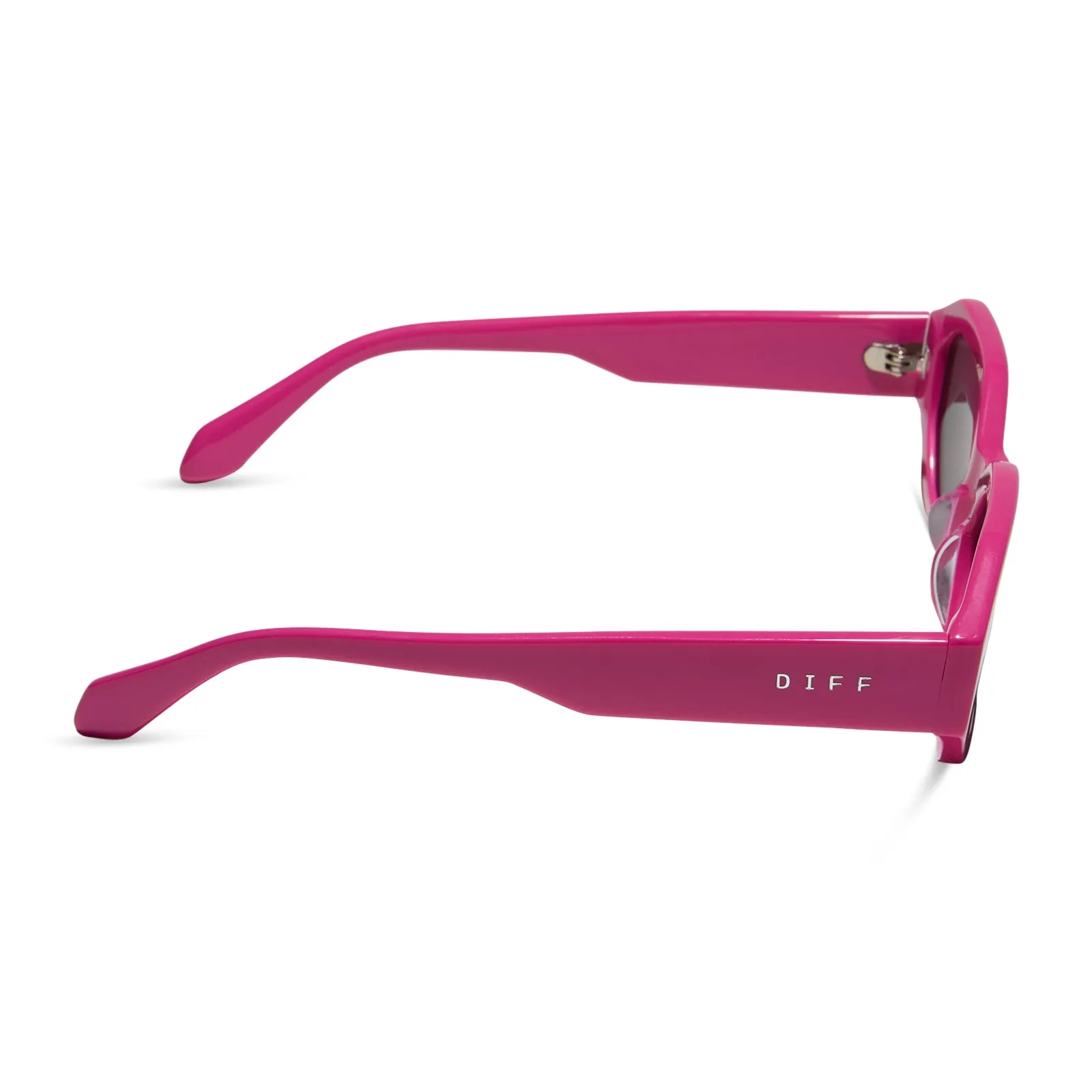 ALLEGRA - BRIGHT PINK   GREY SUNGLASSES