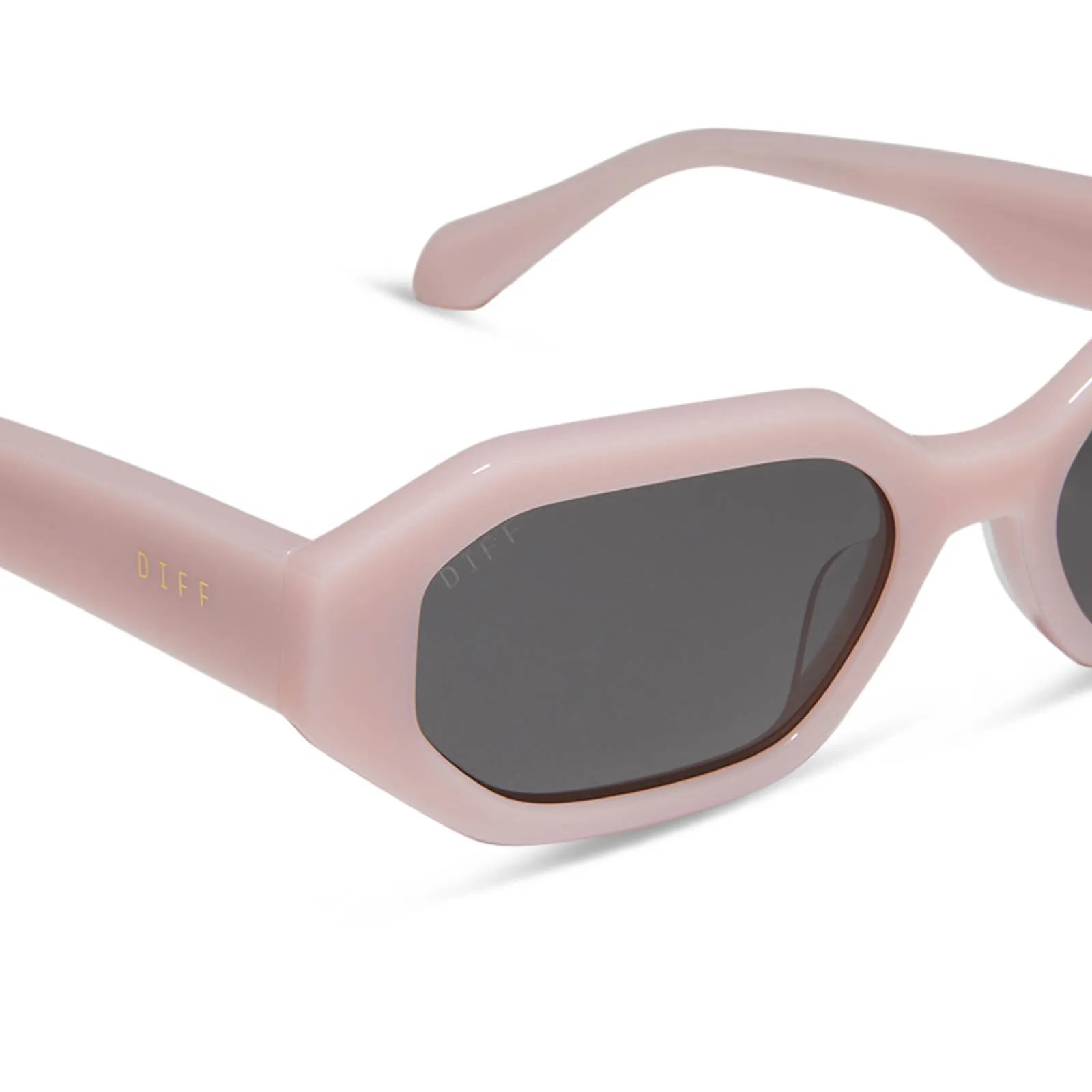 ALLEGRA - PINK VELVET   GREY   POLARIZED SUNGLASSES