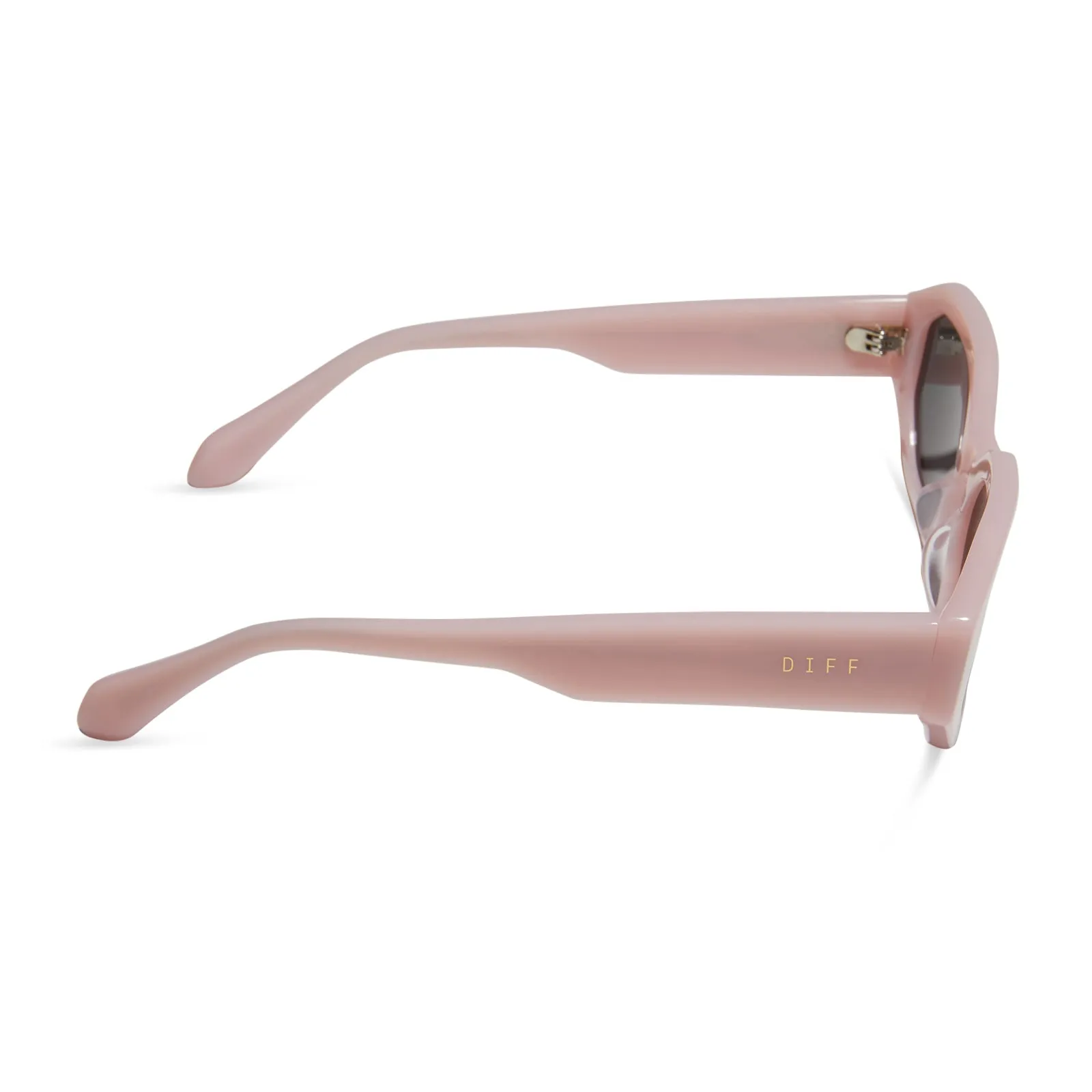 ALLEGRA - PINK VELVET   GREY   POLARIZED SUNGLASSES