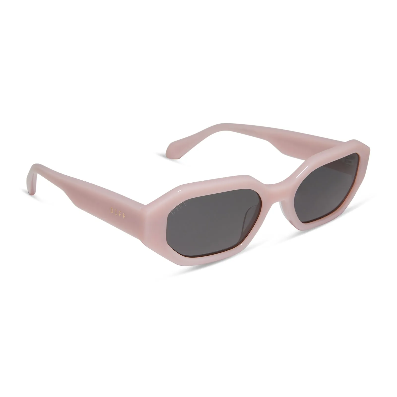 ALLEGRA - PINK VELVET   GREY   POLARIZED SUNGLASSES