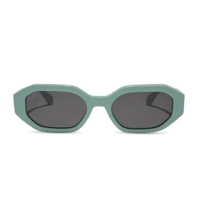 ALLEGRA - STEEL TEAL   GREY   POLARIZED SUNGLASSES