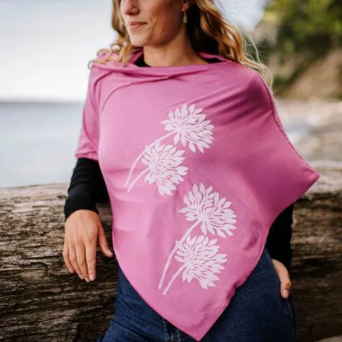 Allium Poncho (White Ink) by Windsparrow Studio