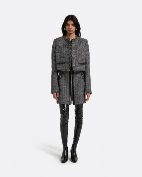 Amelia Metallic Greyscale Jacket