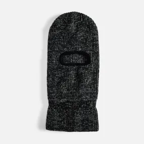 Autumn Marl Balaclava Black