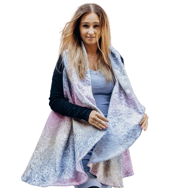 Babywearing Long Cardigan Wild Wine by LennyLamb