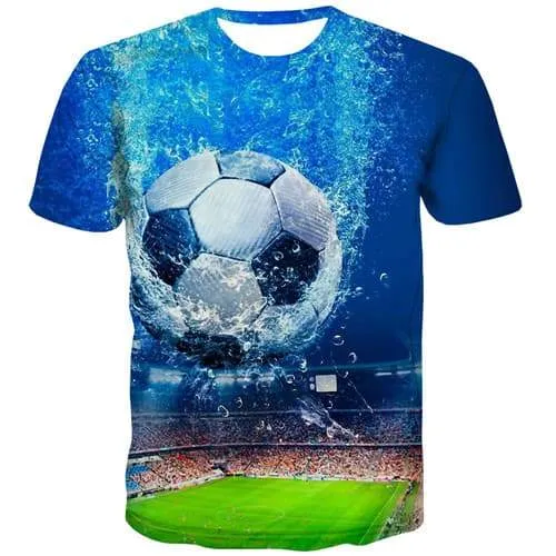 Ball T-shirt Men Water Tshirt Printed Space T-shirts 3d Harajuku Tshirt Anime Gothic Tshirts Casual Short Sleeve Punk Rock