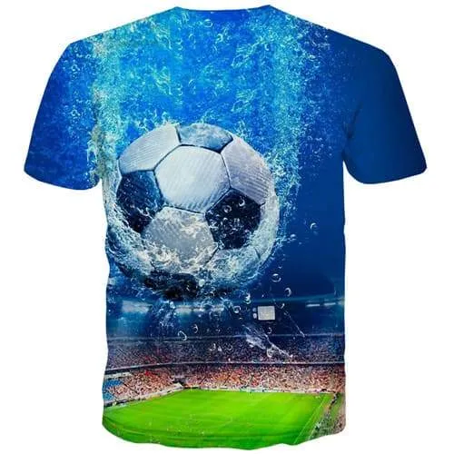 Ball T-shirt Men Water Tshirt Printed Space T-shirts 3d Harajuku Tshirt Anime Gothic Tshirts Casual Short Sleeve Punk Rock