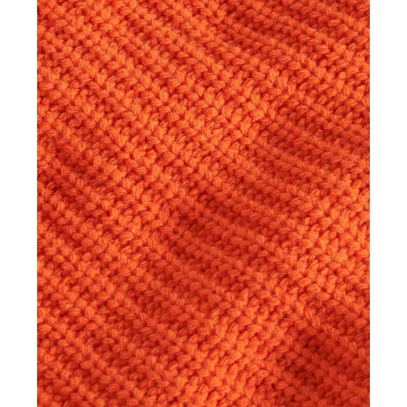 Barbour Hartley Ladies Knit - Pumpkin