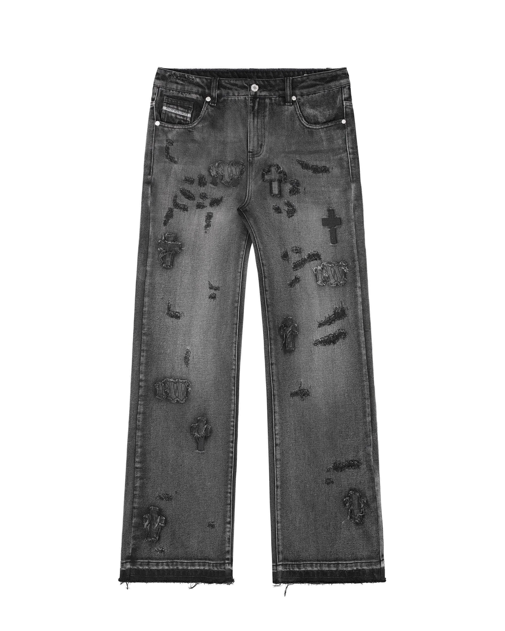 Black Ghost Cross Jeans