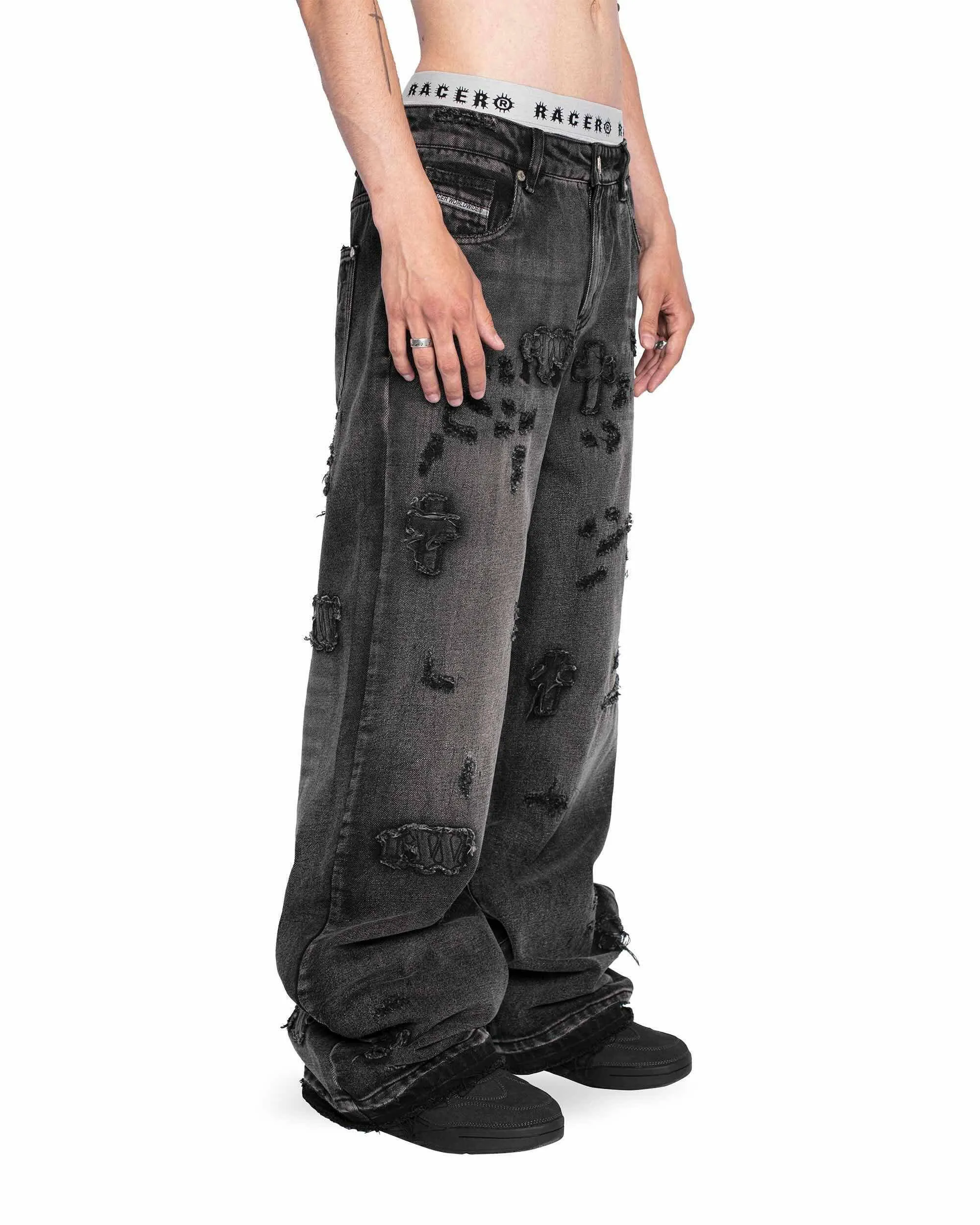 Black Ghost Cross Jeans