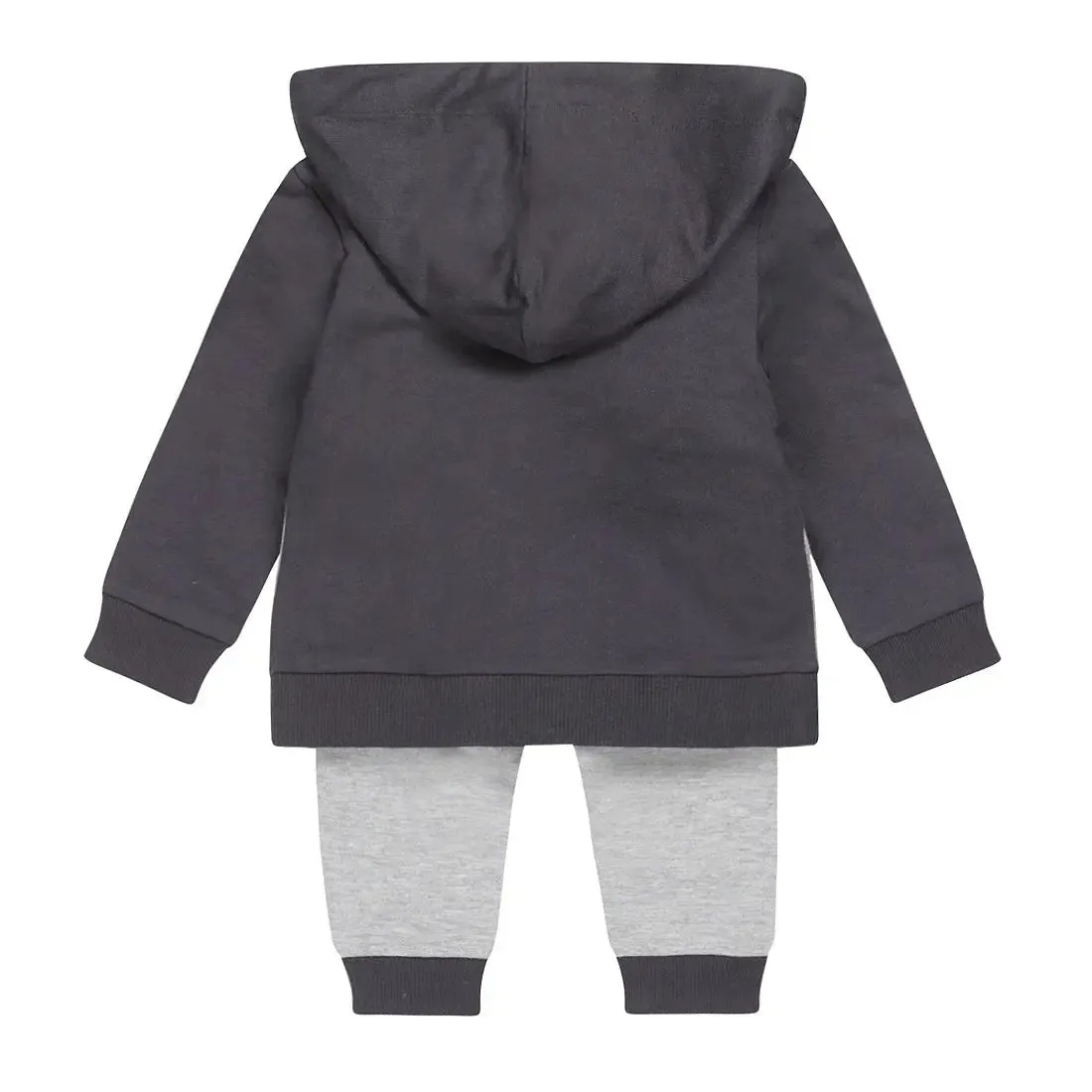 Boys Baby Set Cardigan, Shirt and Jogger Grey Blue | Dirkje