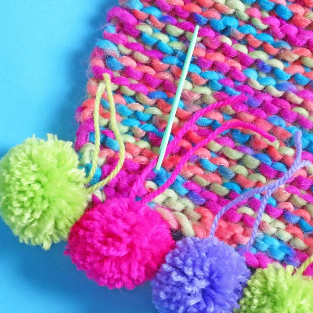 ButtonBag Pom Pom Scarf Making Kit