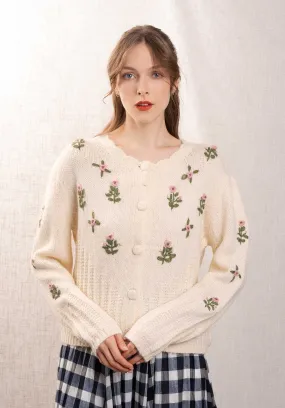 Cardigan Yhc7959 Blanc