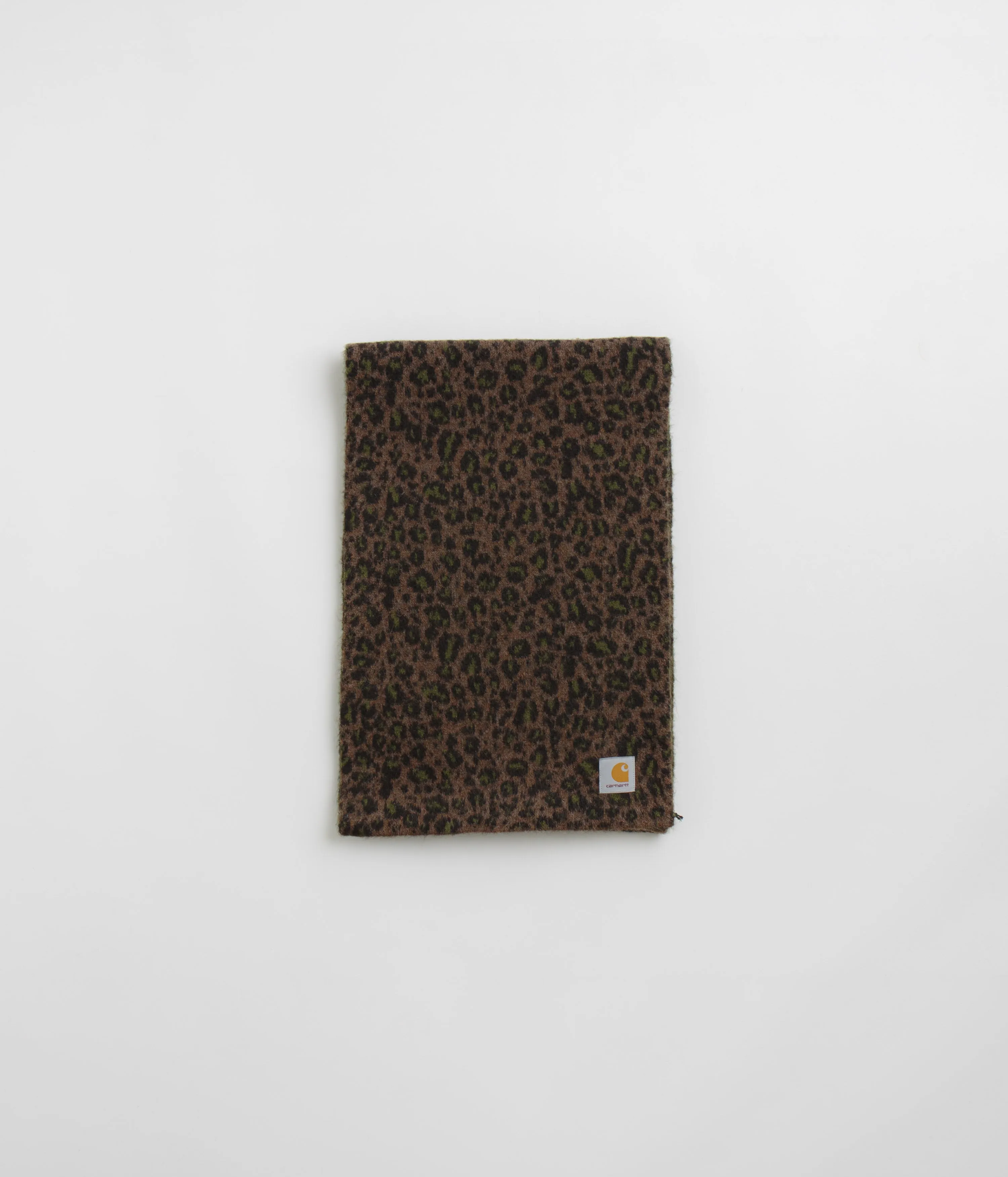 Carhartt Palmer Scarf - Camo Leo Jacquard / Tamarind