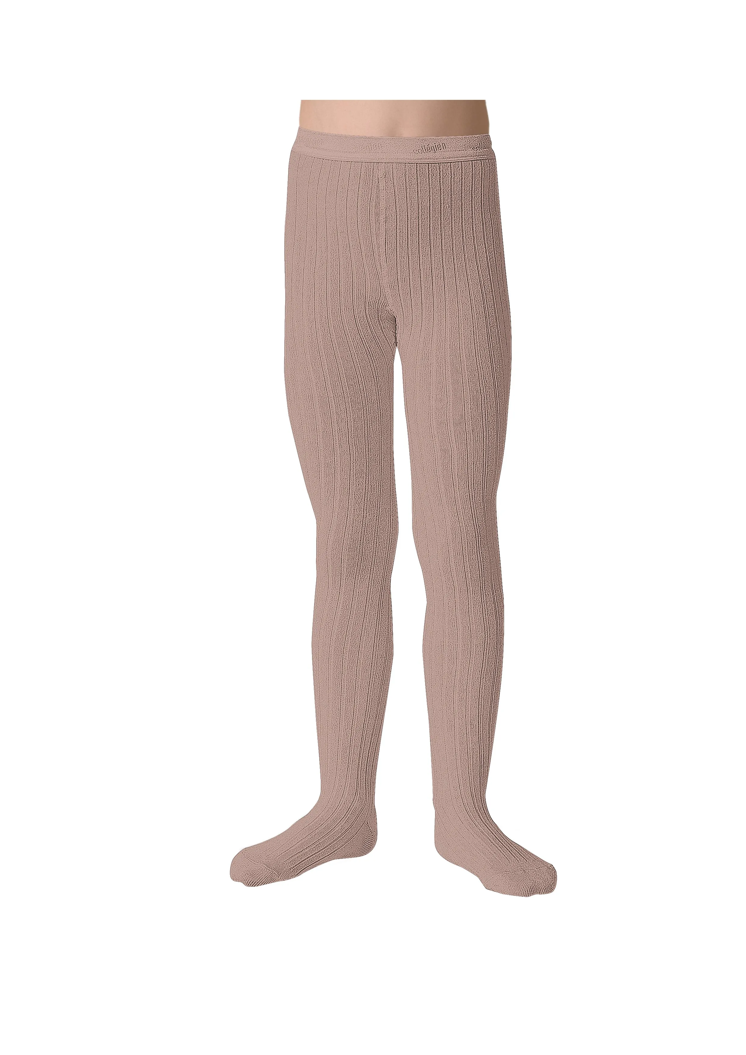 Collegien Ribbed Tights - Vieux rose