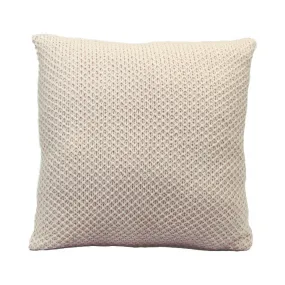 Cream Chunky Knit Cushion (45cm)