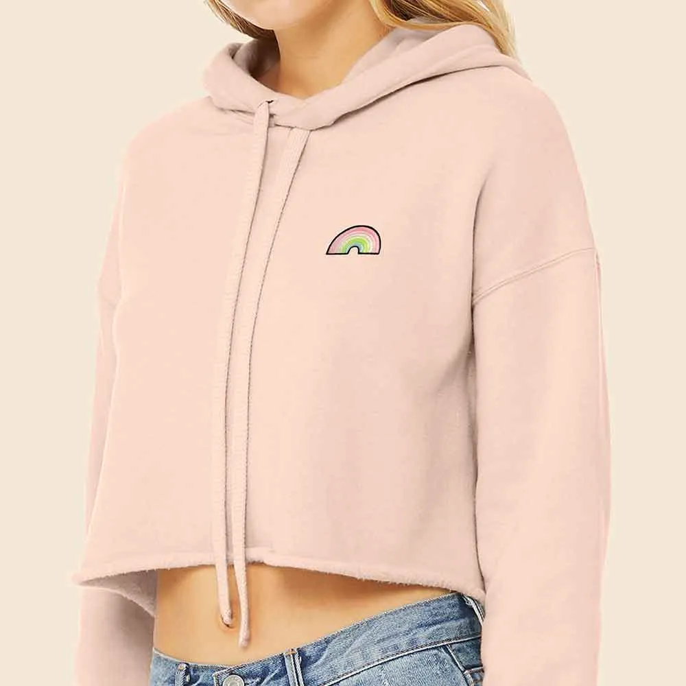 Dalix Rainbow Cropped Hoodie (Glow in the Dark)