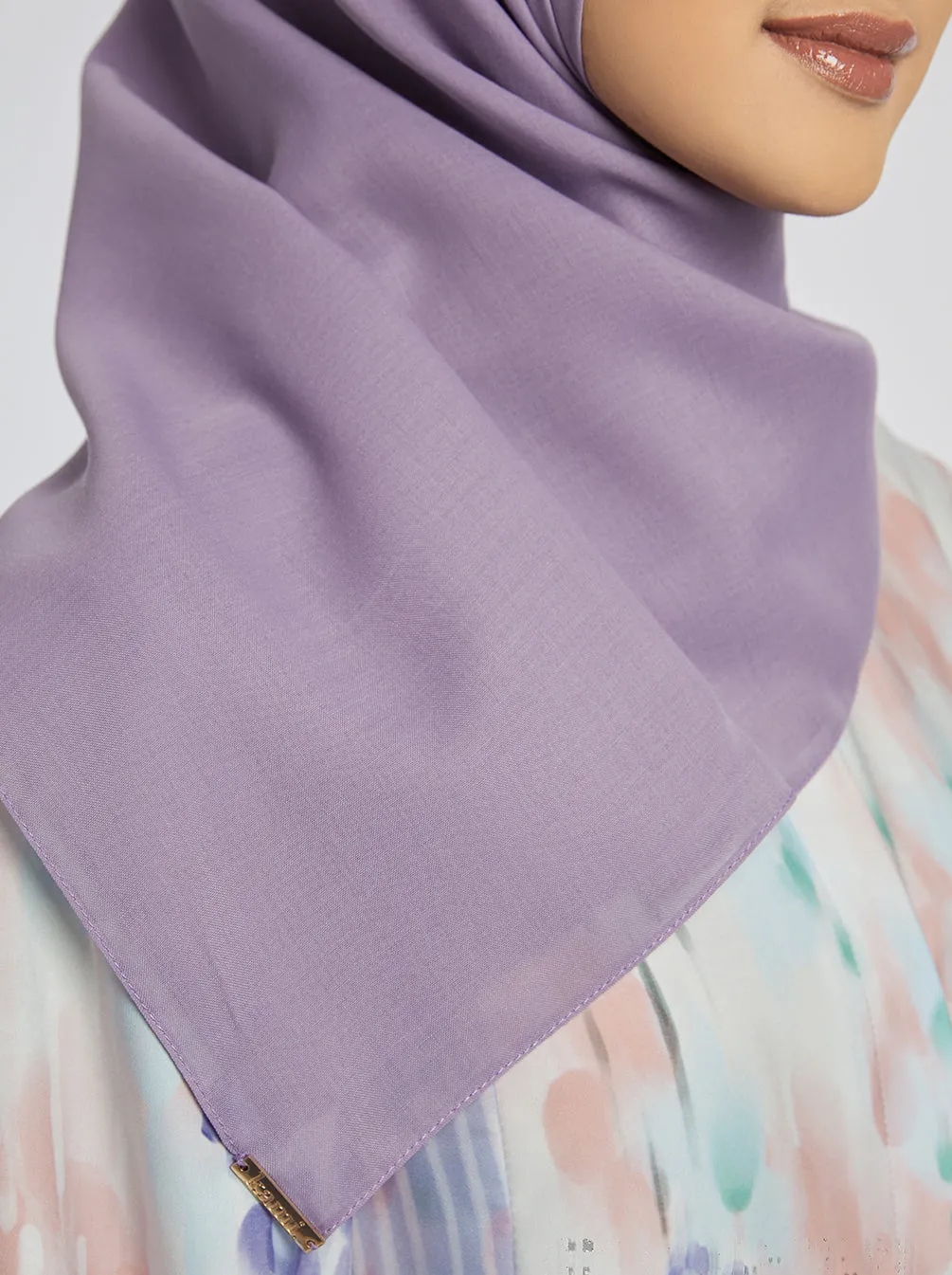 DELICATE PARIS SCARF PLAIN DUSTY PURPLE