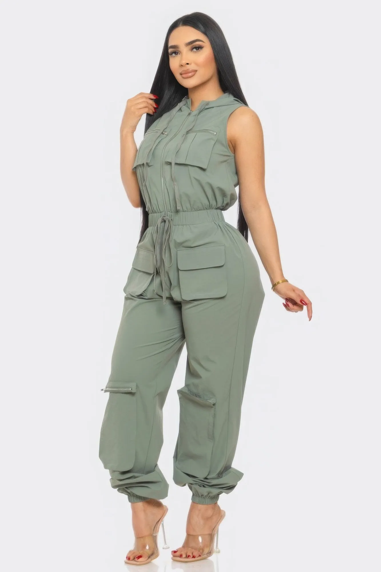 Effortless Cargo Jumpsuit