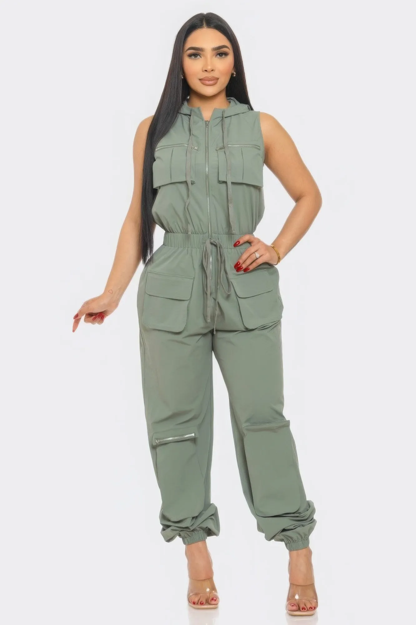 Effortless Cargo Jumpsuit