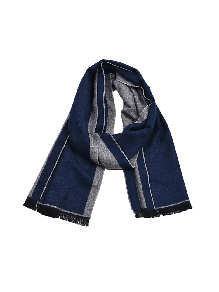 Faux-Cashmere Plaid Scarf