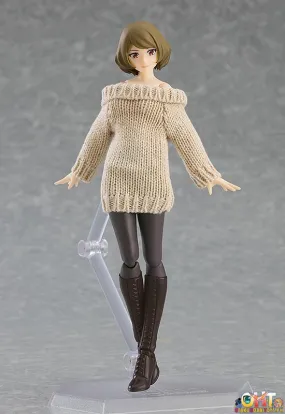 figma 574 Female Body (Chiaki) with Off-the-Shoulder Sweater Dress