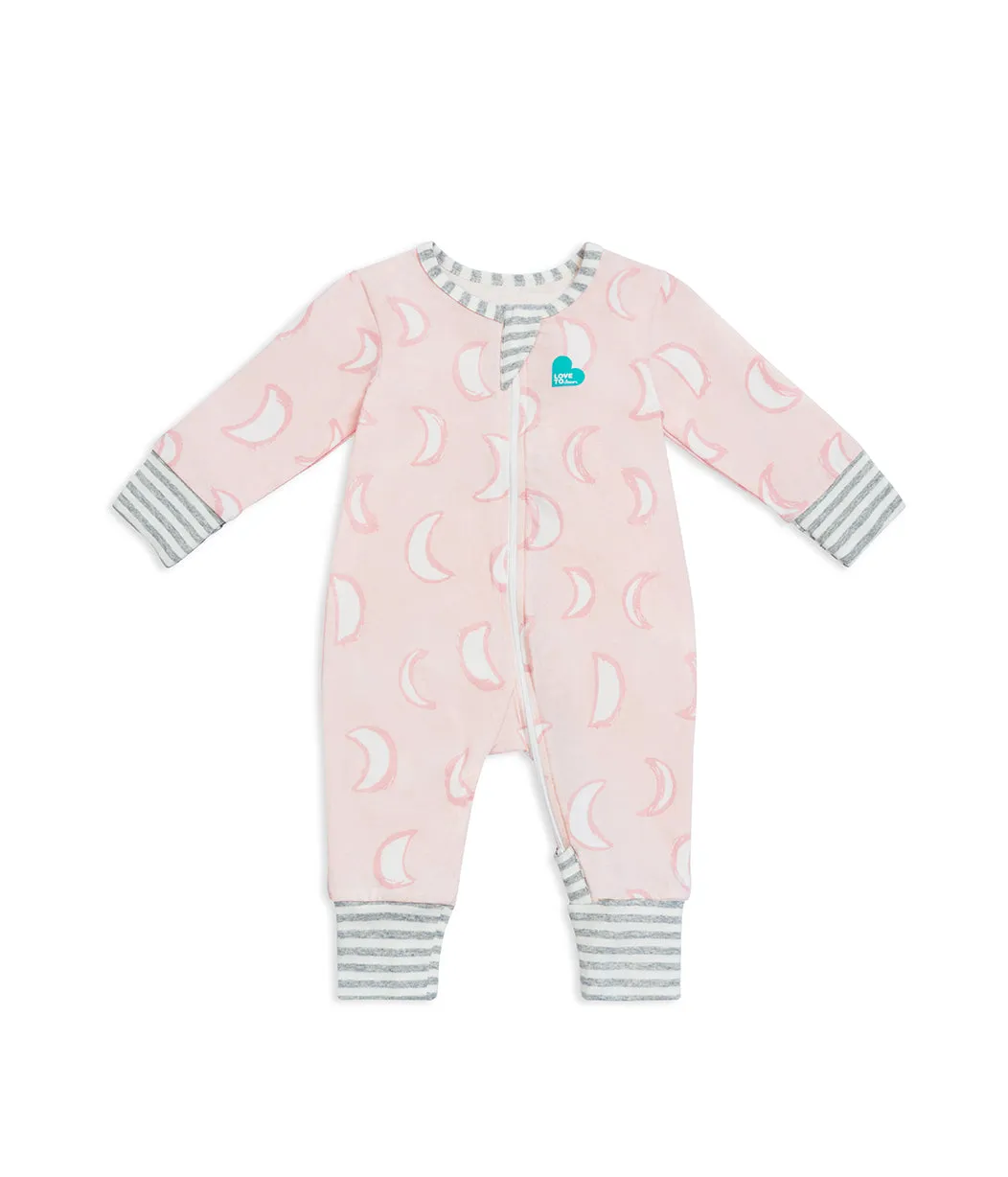 Footless Romper Pink Eclipse Cotton