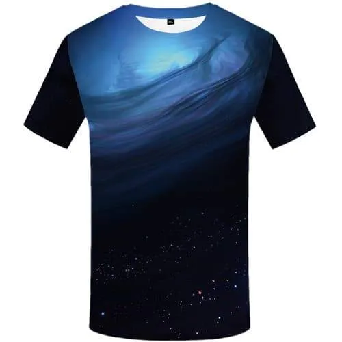 Galaxy Space T shirts Men Nebula Tshirts Casual Black T-shirts 3d Black Hole Tshirts Cool Gothic T shirts Funny Short Sleeve