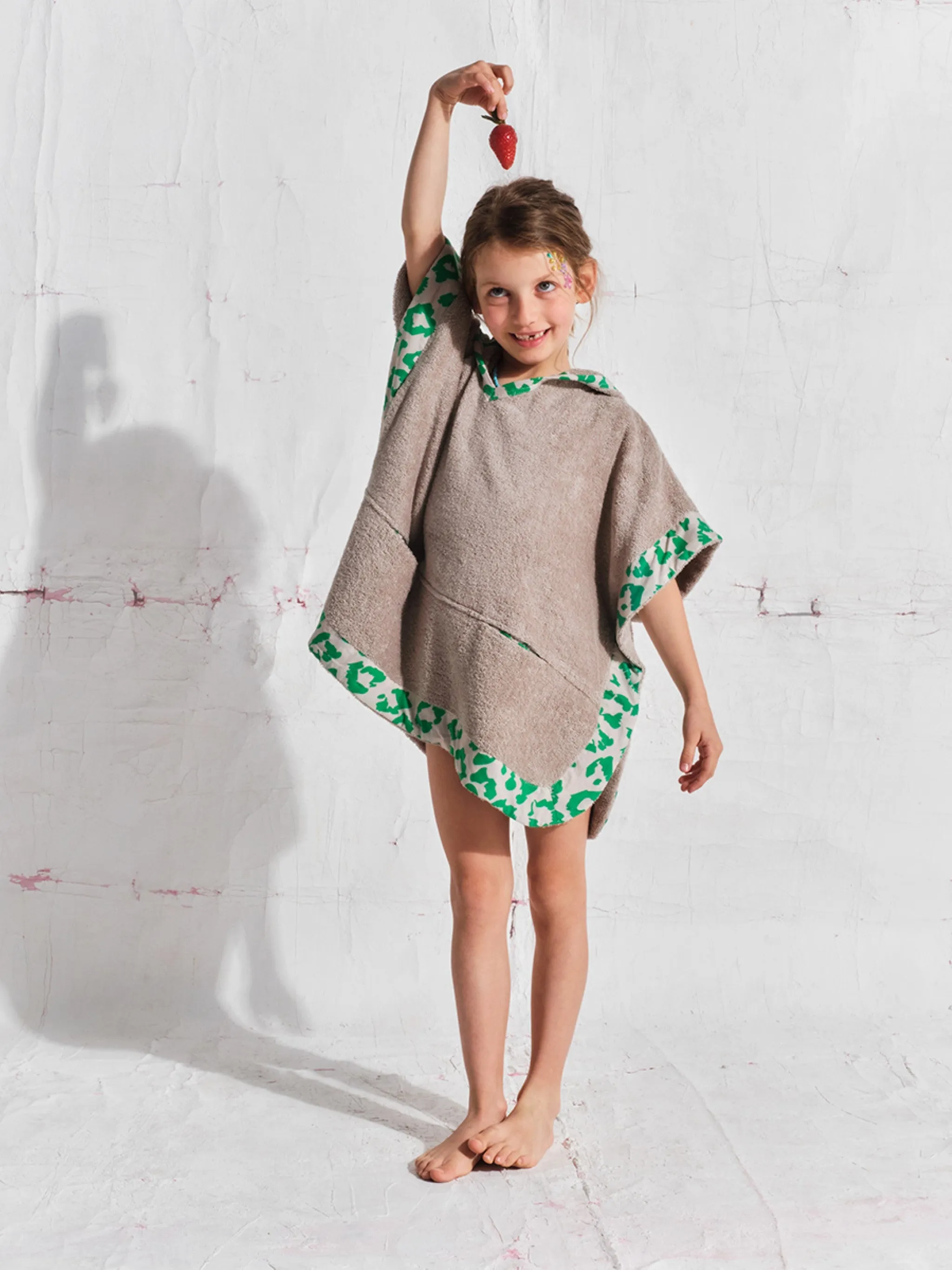 Green Leopard | Kids' Poncho