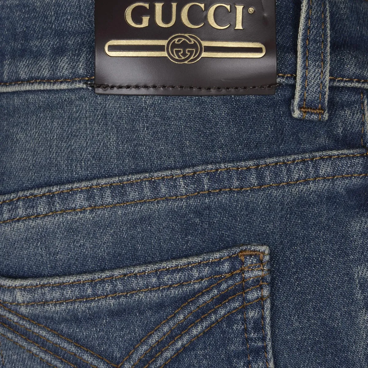 Gucci Boys Super Stone Washed Denim Jeans