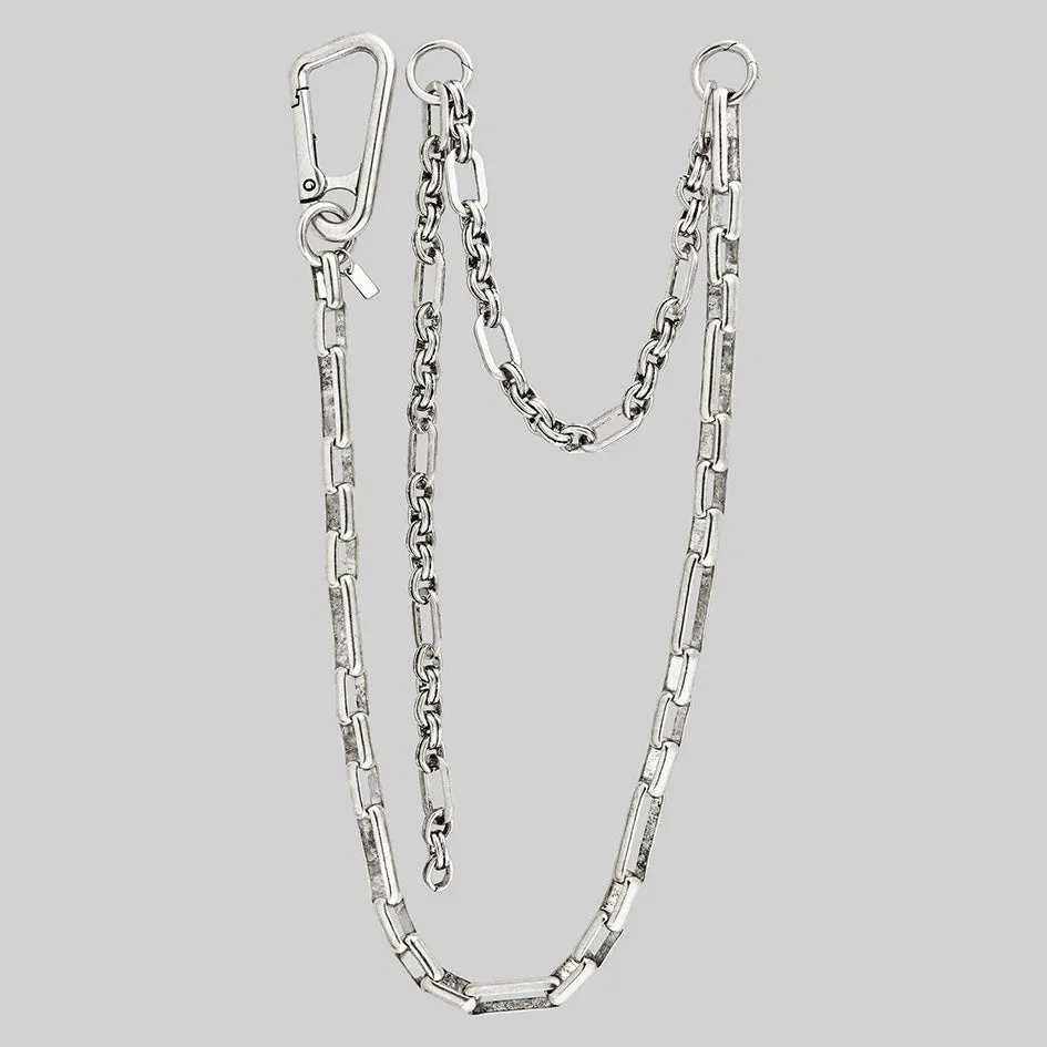 GWEN. Multi Wrap Chunky Chain - Silver