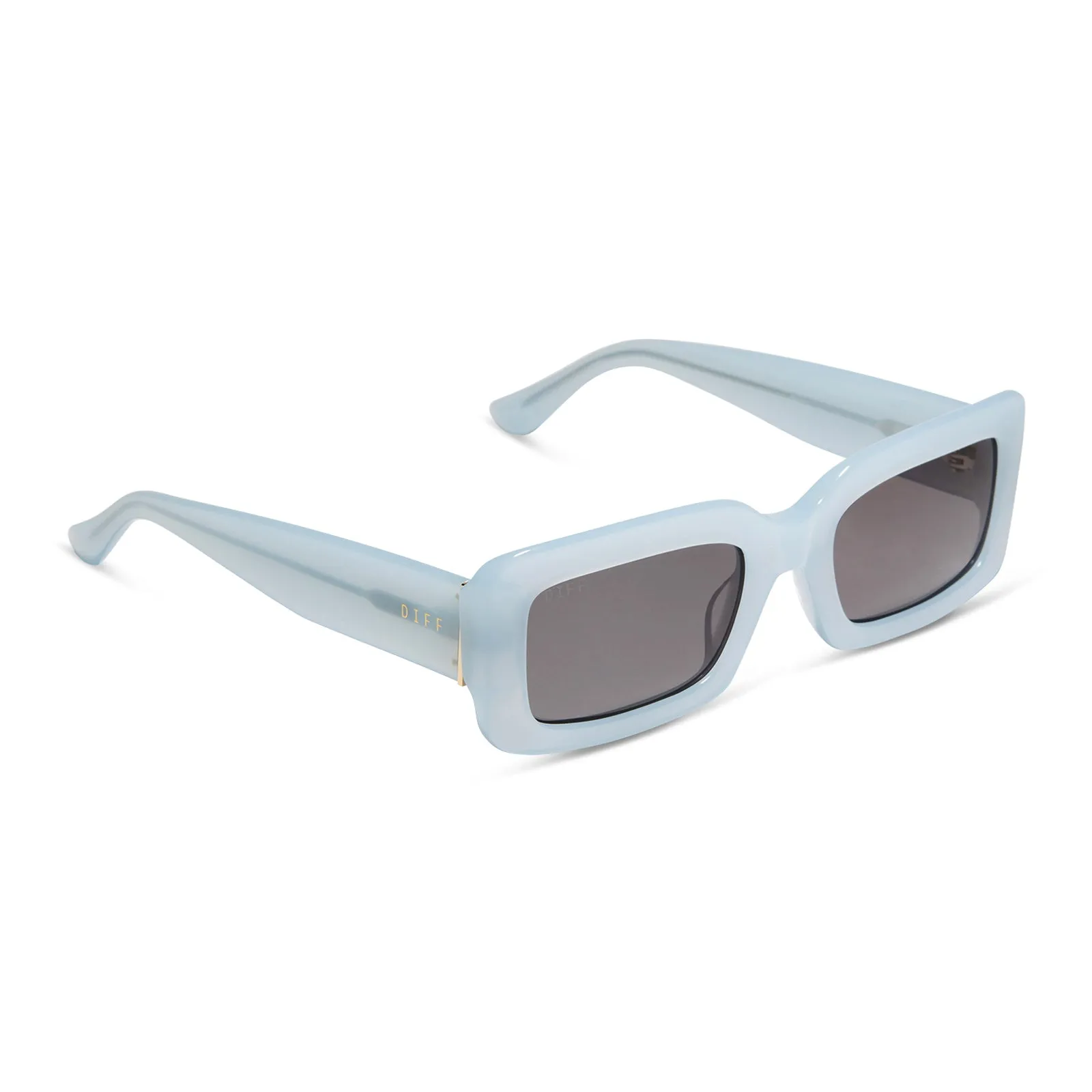 INDY - BLUE DUST   SOLID GREY SUNGLASSES