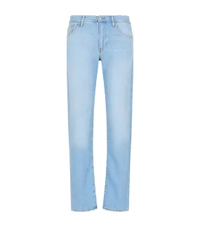 J13 Straight Fit Cotton Linen Denim Jeans