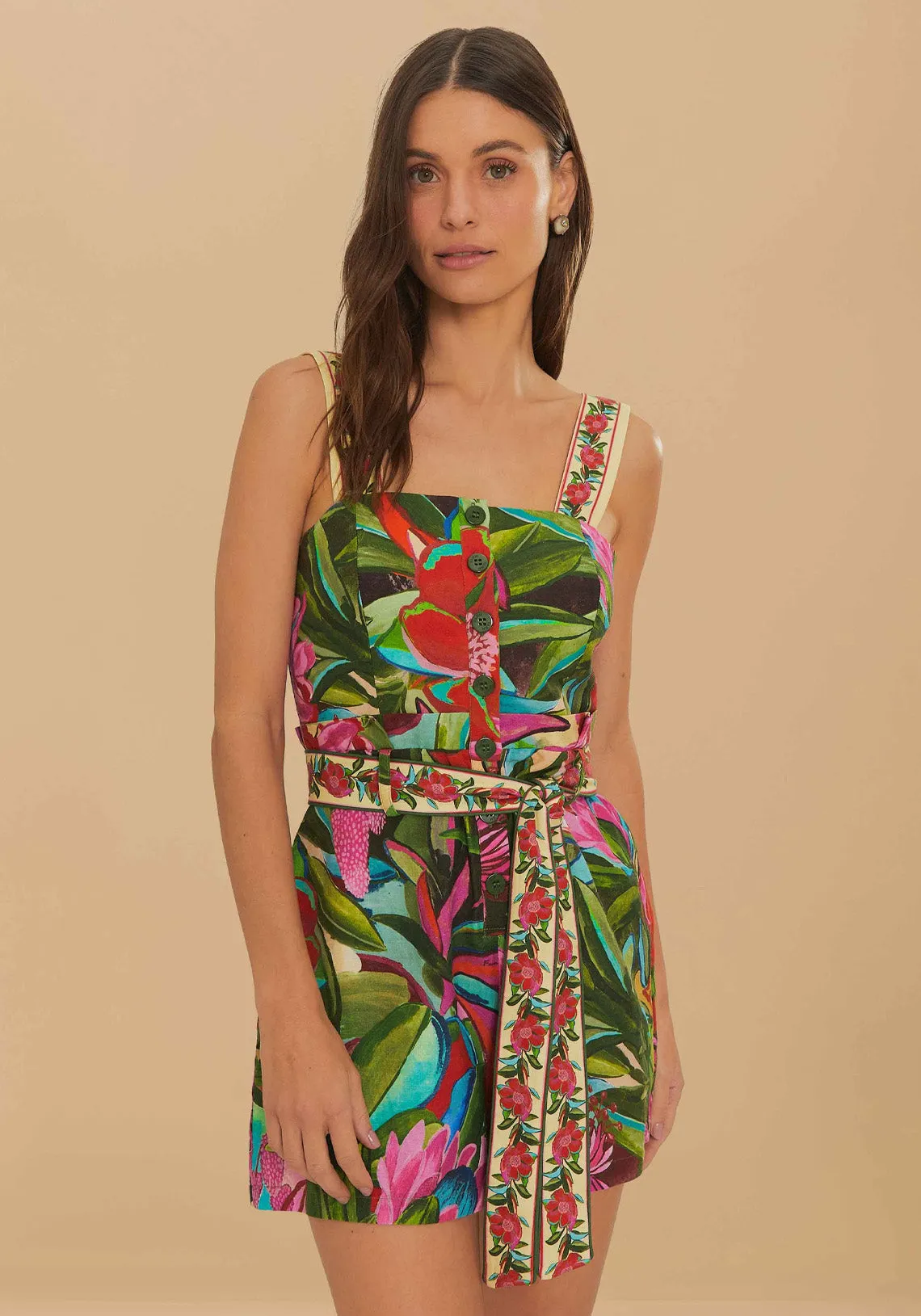 JARDIN DE REVE MULTI COLOR ROMPER