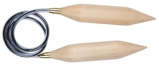 Jumbo Birch Circular Knitting Needles