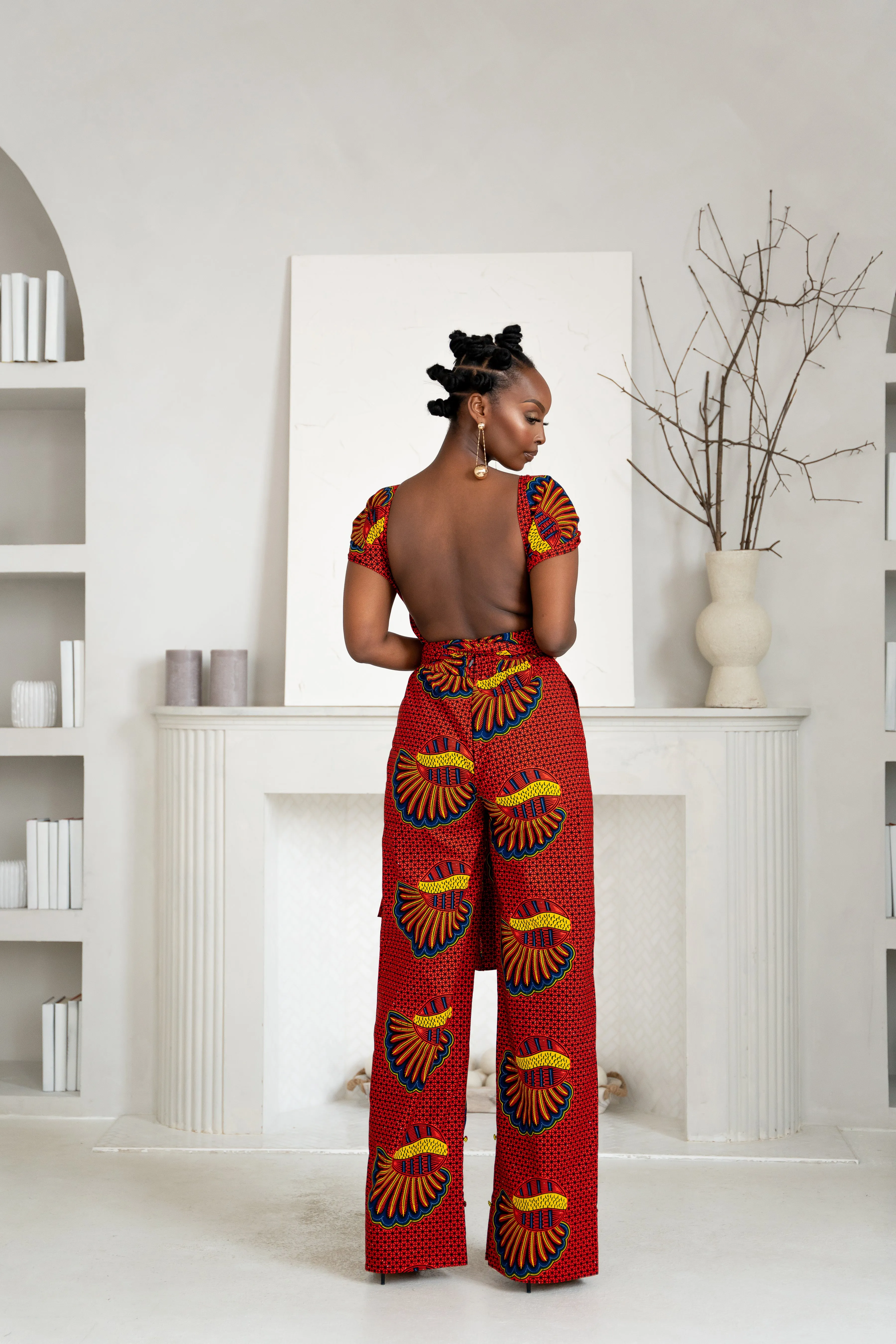 JUMOKE African print infinity jumpsuit (3 LENGTH)