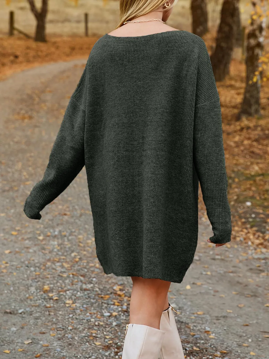 Just BE. Cozy Cascade Sweater Dress