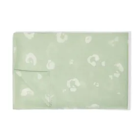 Katie Loxton, Printed Scarf, Sage Green & White Leopard Print