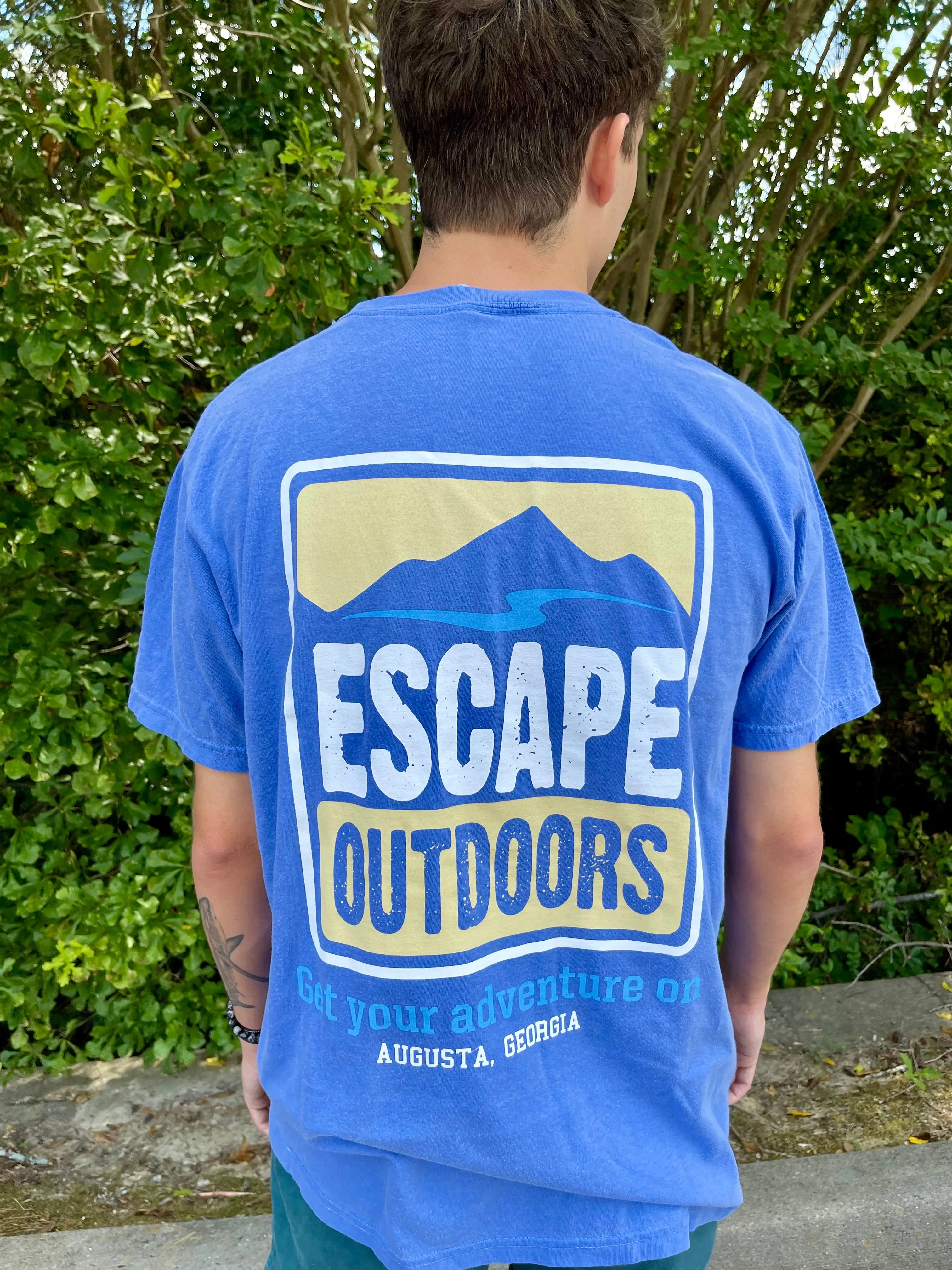 Khaki Logo SS Escape Tee