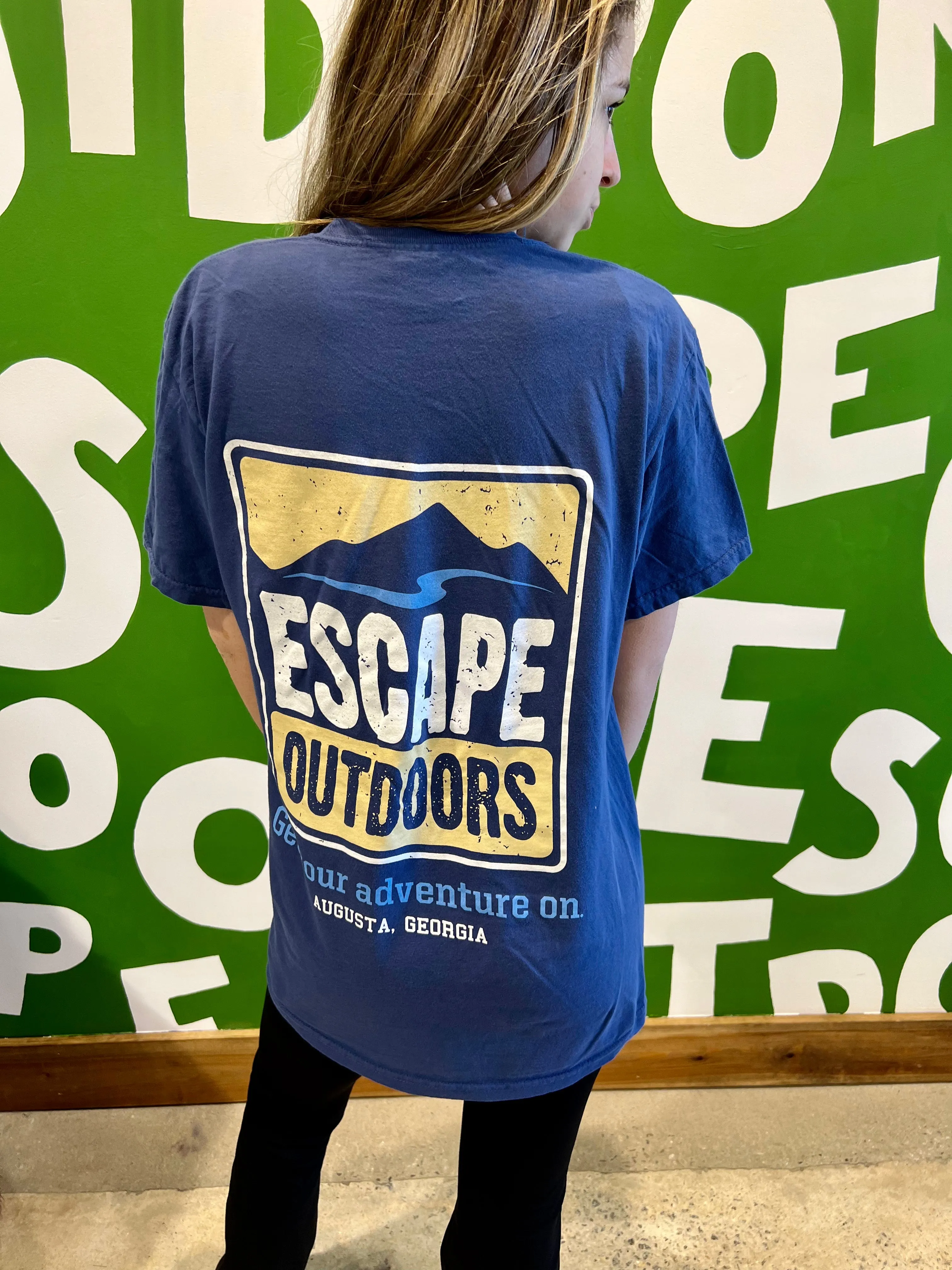 Khaki Logo SS Escape Tee