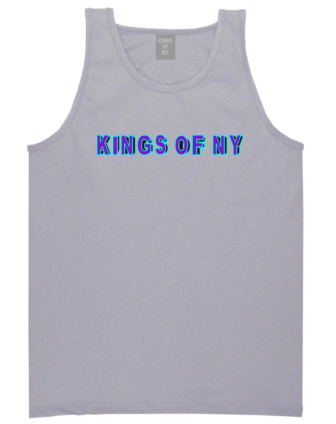 Kings Of NY Bright Block Letters Fall15 Tank Top